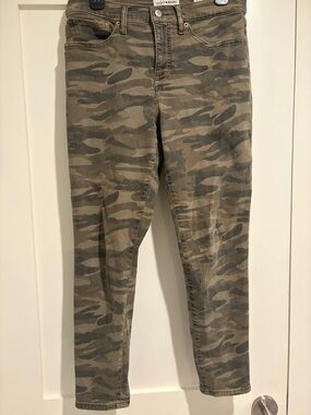 Lucky Brand Olive & Khaki Camo Jeans. The Ava Skinny